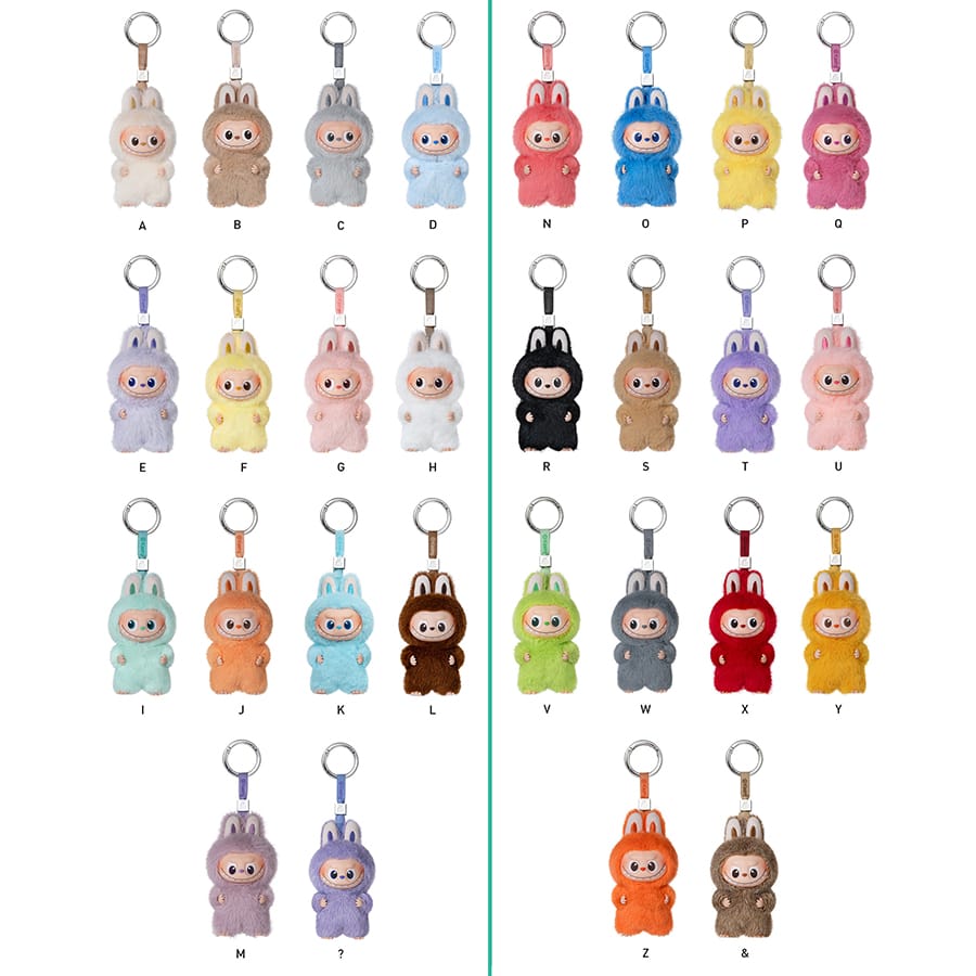 Authentic POP MART Labubu The Monsters Pin for Love Plush N-Z (Blind Box)